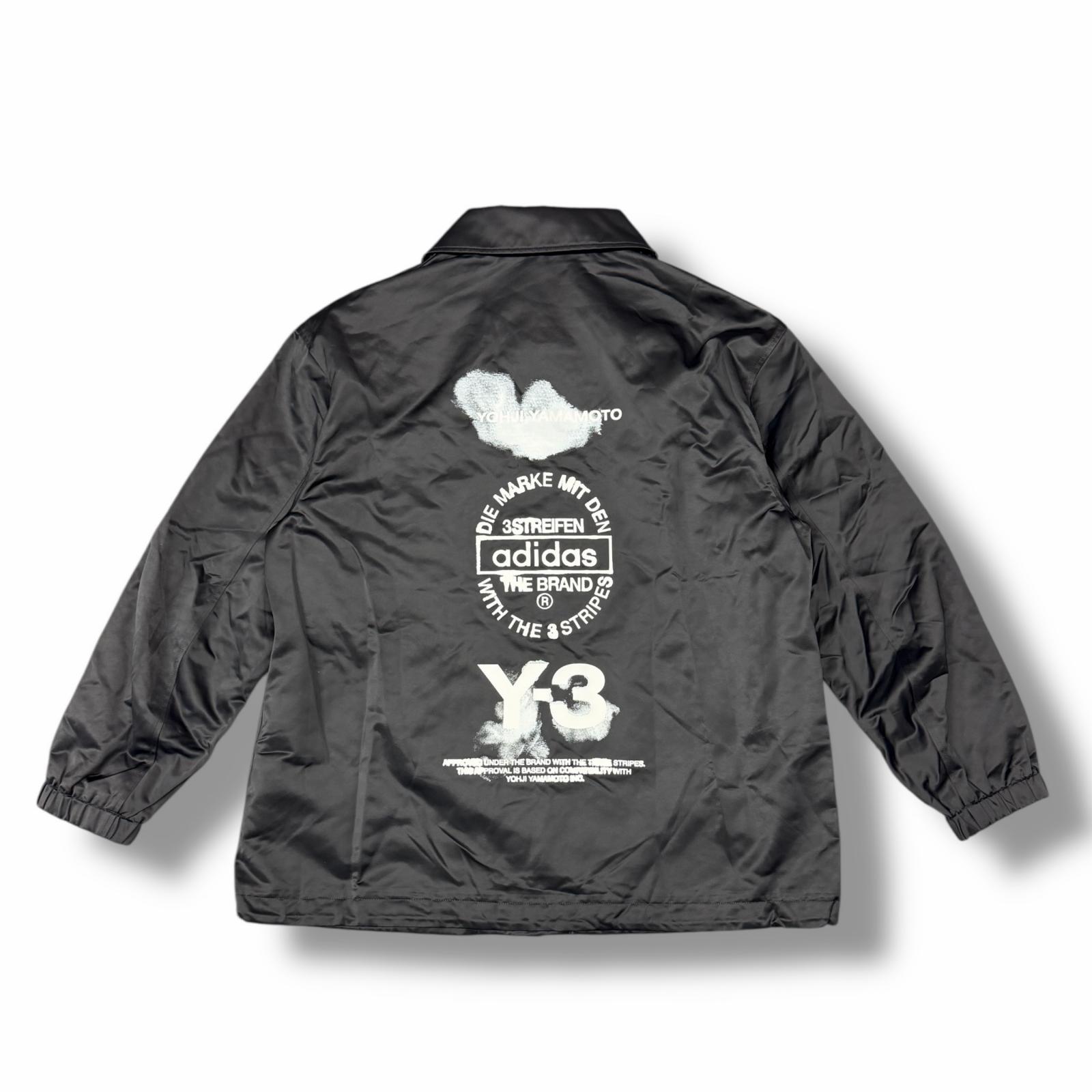 未使用 Y-3・ワイスリー 25AW U Y3 GRAPHIC COACH JACKET 状態SS コーチジャケット ヨウジヤマモト JW4626-APPA25 サイズL ブラック メンズ （10761M）【中古】