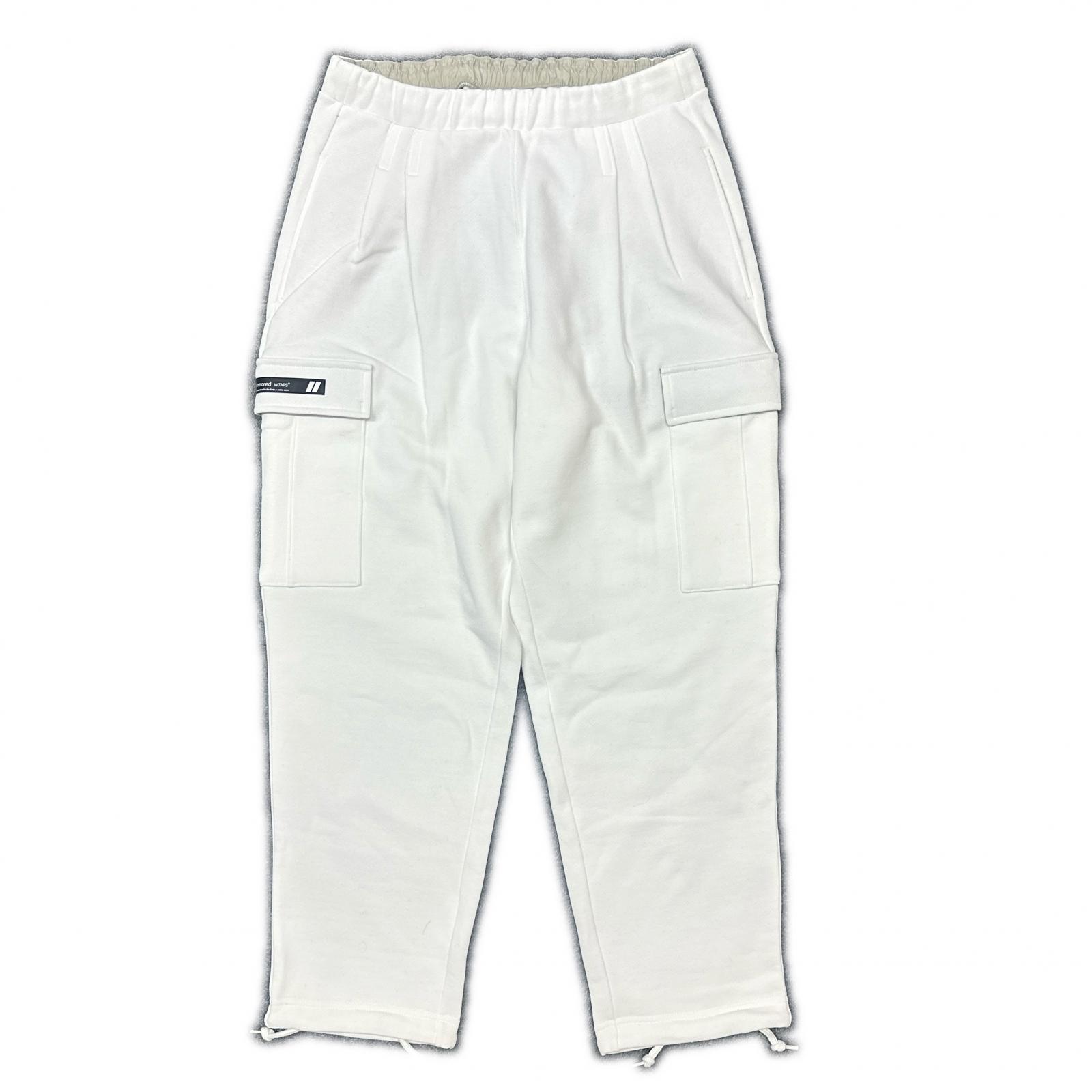 WTAPS・ダブルタップス 24AW Morph / Trousers / Cotton 状態A カーゴスウェットイージーパンツ 242ATDT-CSM27 サイズ2 ホワイト メンズ (10930M)【中古】|買取MOTTO 店