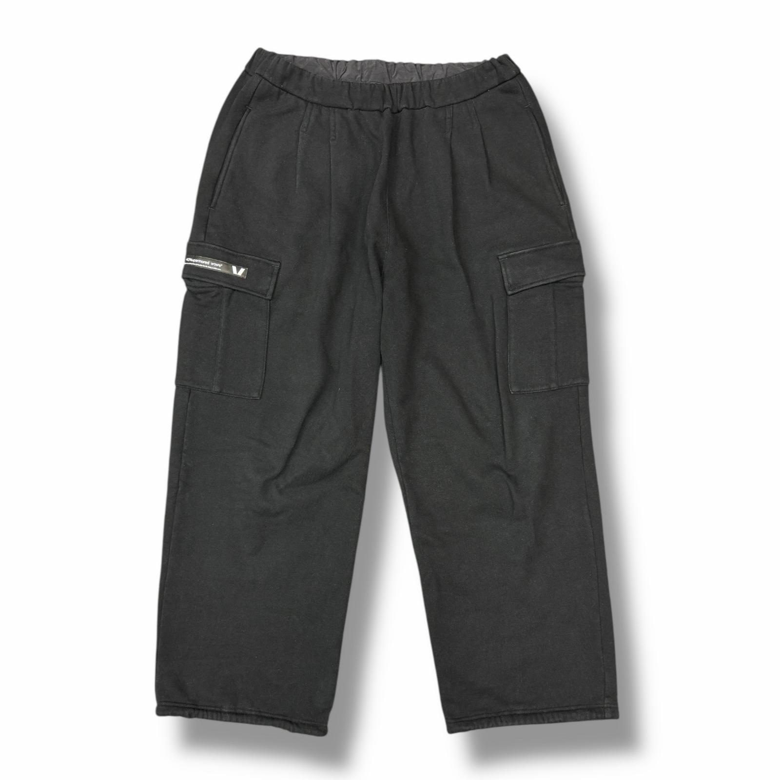 WTAPS・ダブルタップス 25AW LEZ / 6PTROUSERS / COTTON 状態A スウェットイージーカーゴパンツ 252SPDT-CSM03 サイズ4 ブラック メンズ （11018M）【中古】