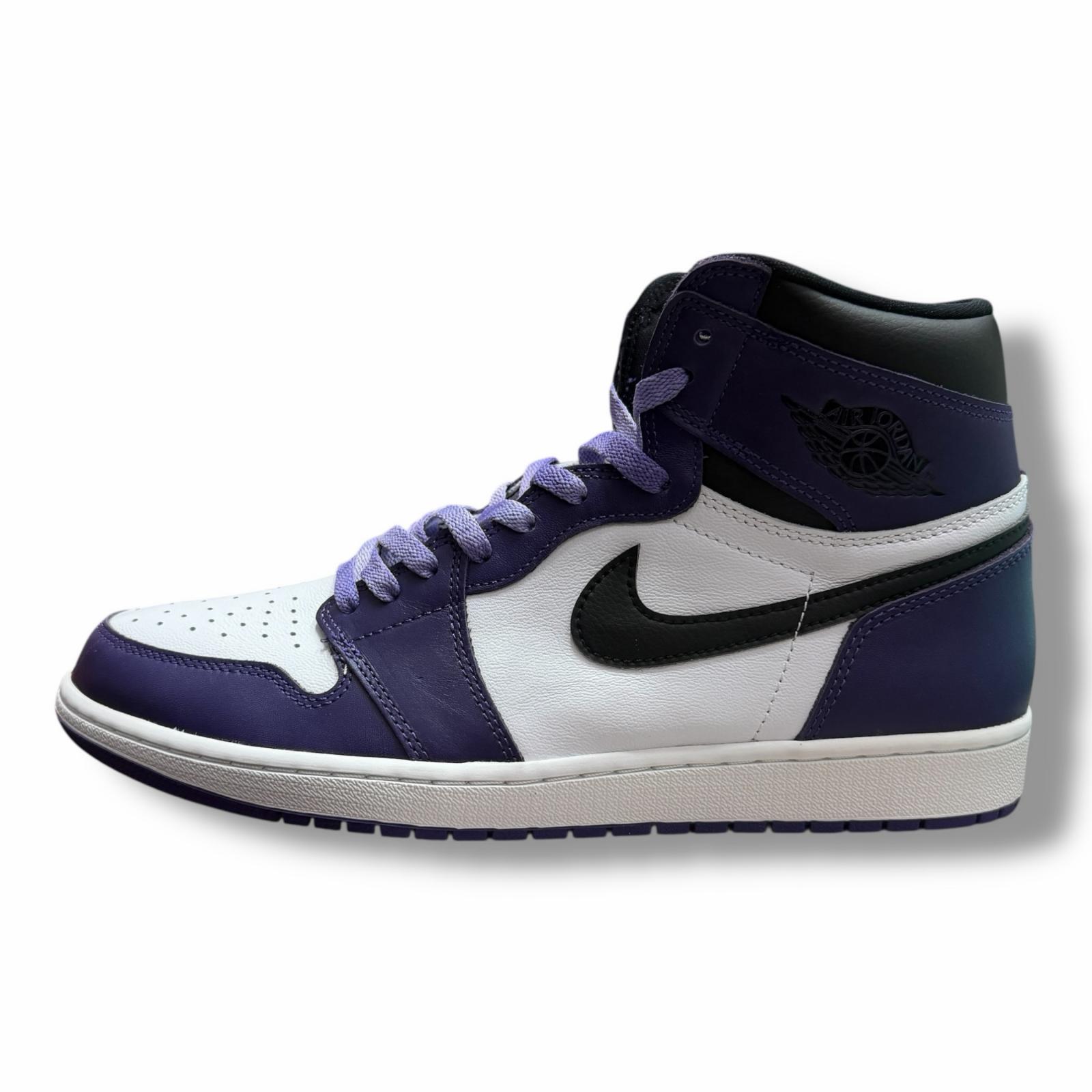 NIKE・ナイキ Air Jordan 1 Retro High OG 物質の状態A ジョーダン1 コートパープル スニーカー 555088-500 30糎 パープル メンズ （10368M）【中古】