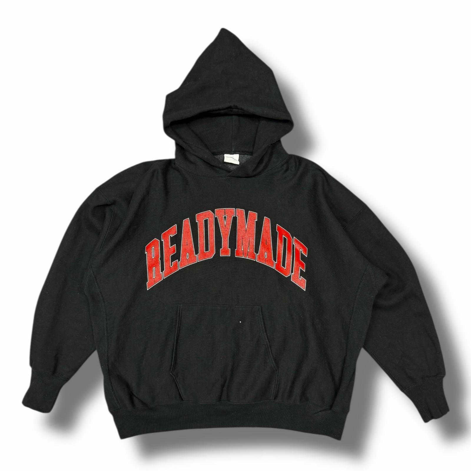 READYMADE・レディメイド HOODIE ARCH LOGO 状態A アーチロゴフーディー スウェットパーカー RE-CO-BK-00-00-286 サイズXL ブラック メンズ (12923M)【中古】|買取MOTTO 店