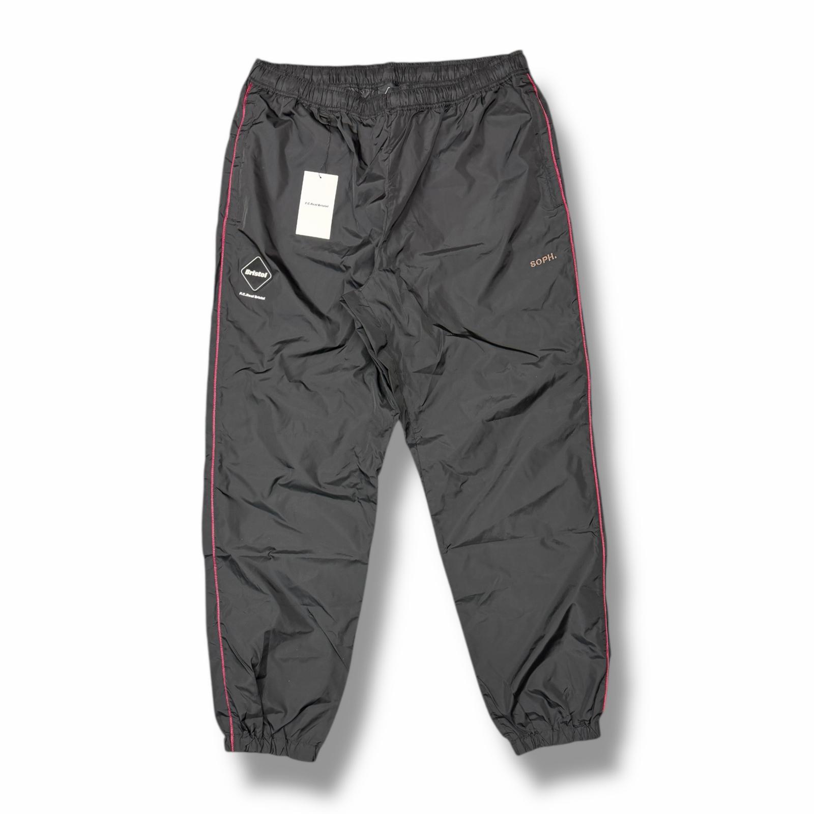 未当て嵌める F.C.Real Bristol・エフシーレアルブリストル 25AW EXHIBITION GAME PANTS 物質の状態SS エキシビジョンゲームパンツ ナイロンイージーパンツ FCRB-252002 大きさXL 黒いこと メンズ （12874M）【中古】