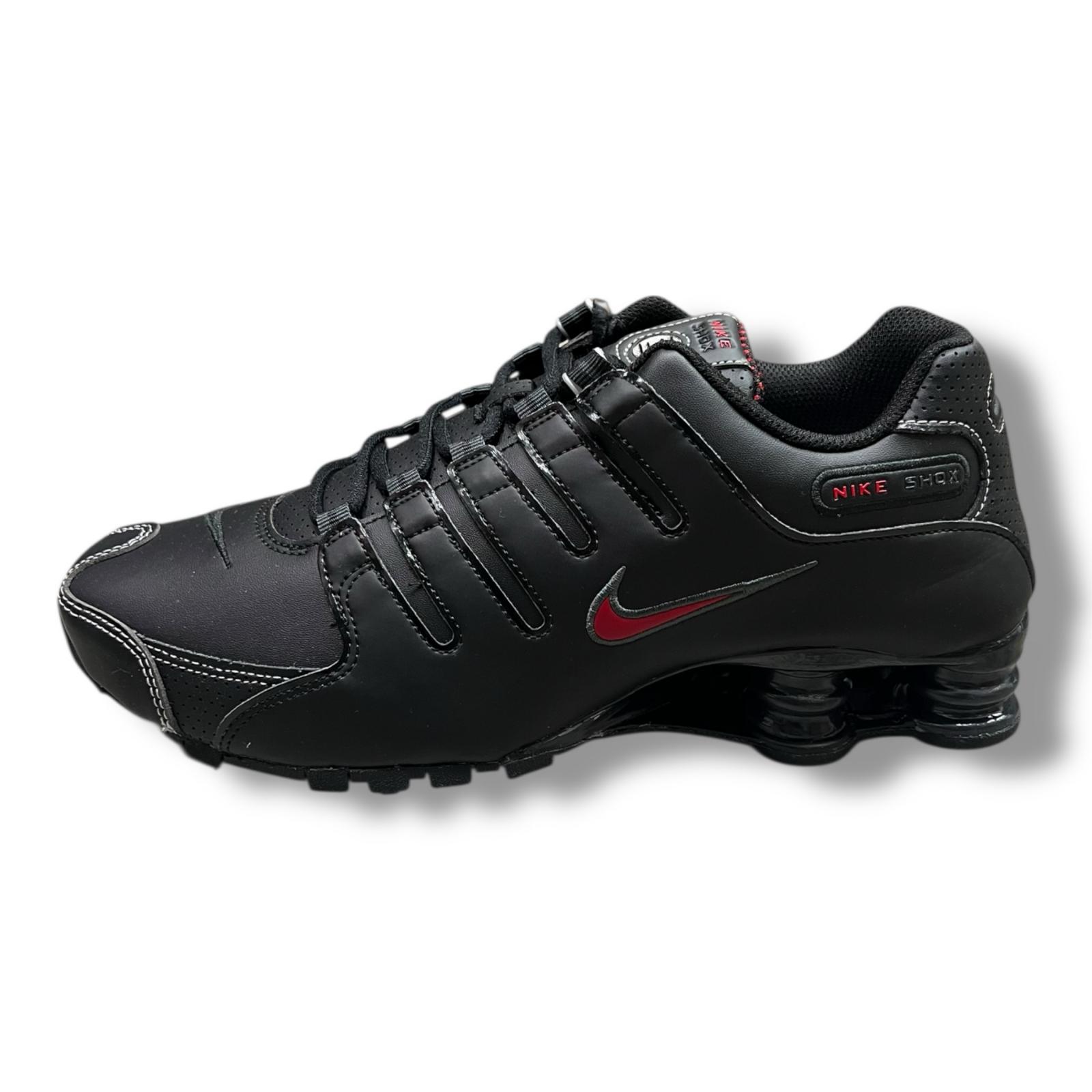 NIKE・ナイキ Shox NZ 状態 ショックス スニーカー 378341-017 サイズ27 ブラック メンズ （10787M）【中古】