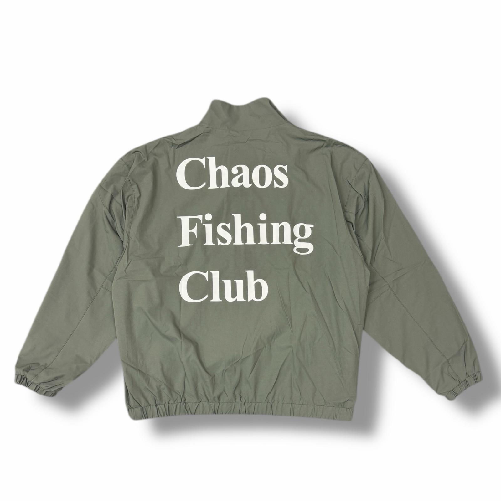 未使用 Chaos Fishing Club・カオスフィッシングクラブ 25SS Logo Track Jacket 状態SS ロゴトラックジャケット CFC-25SS-JK01 サイズXL グレー メンズ （11764M）【中古】