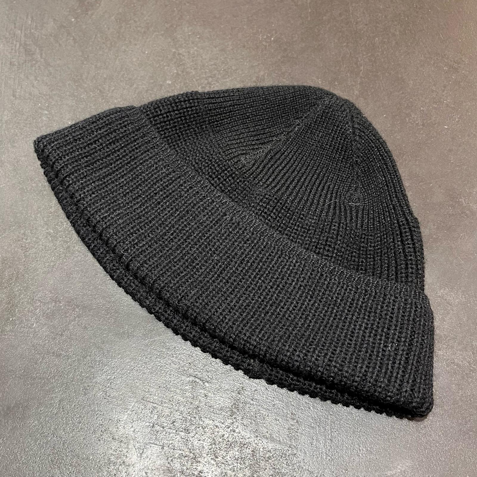 Our Legacy・アワーレガシー KNIT HAT 状態A ニットハット ニット帽 ビーニー A4238HB サイズF ブラック メンズ （13219M）【中古】