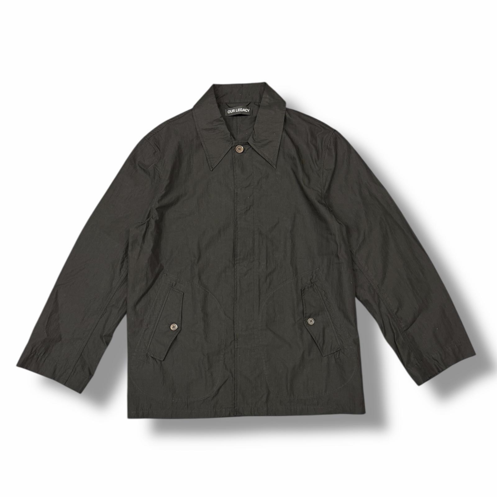 Our Legacy・アワーレガシー 25SS LEAD JACKET Black Hiking Cotton 物質の状態A 先んじる上衣 M2252LB 大いさ48 黒いこと メンズ （13300M）【中古】 メンズファッション-コート・ジャケット