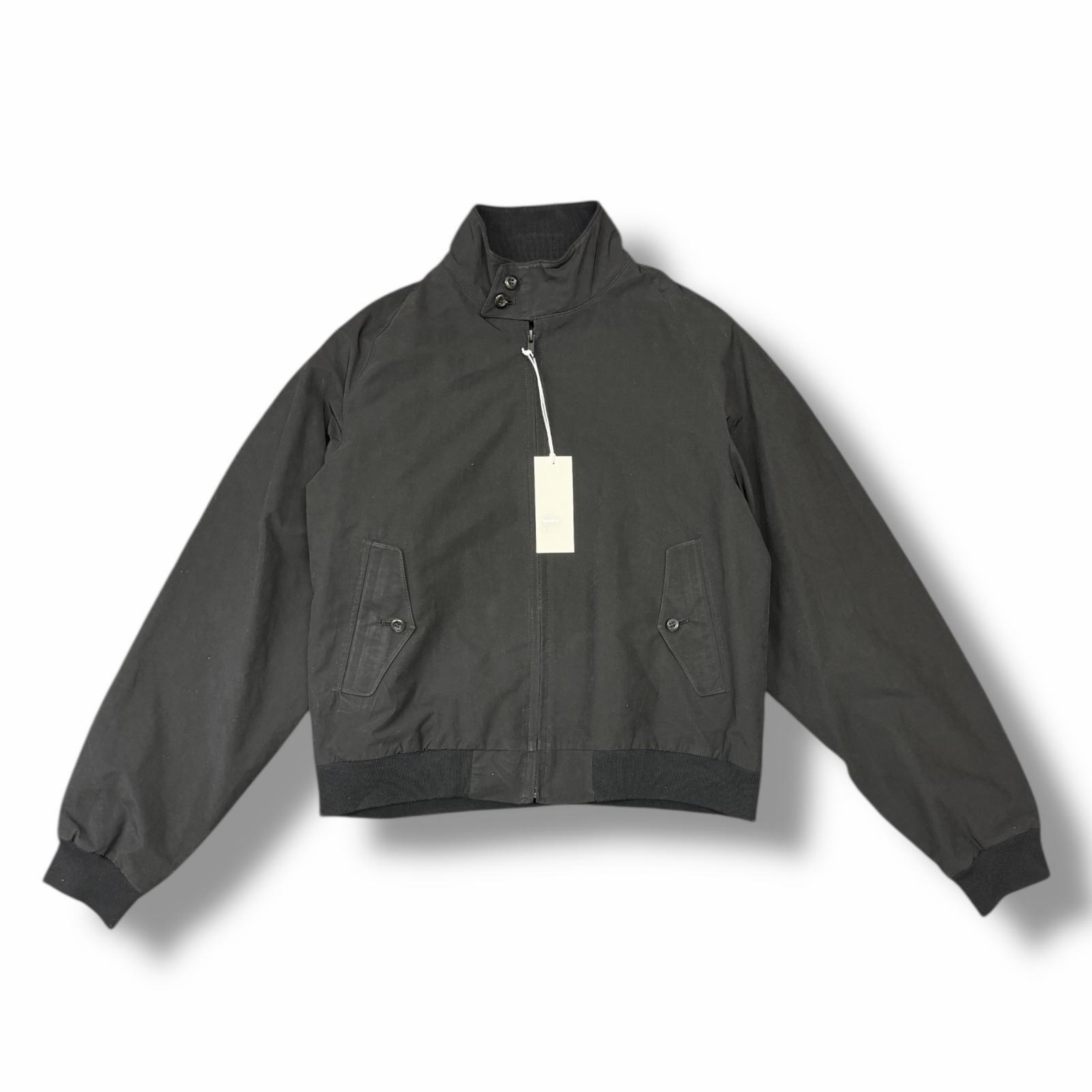 未使用 benine 9 ビナイン 24AW Belima Powdery Touch Harrington Jacket 状態SS ハリントンジャケット BN0124-104 サイズS ブラック メンズ （12180M）【中古】