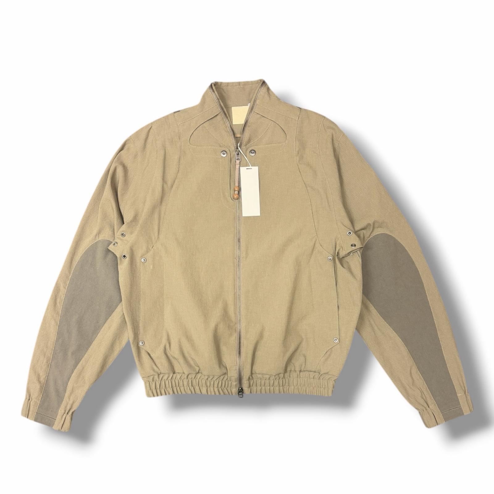 未使用 JIAN YE・ジェンイェ 25SS Bio JKT 状態SS バイオジャケット ブルゾン JI-25SS-JK02 サイズL オリーブ メンズ （11273M）【中古】