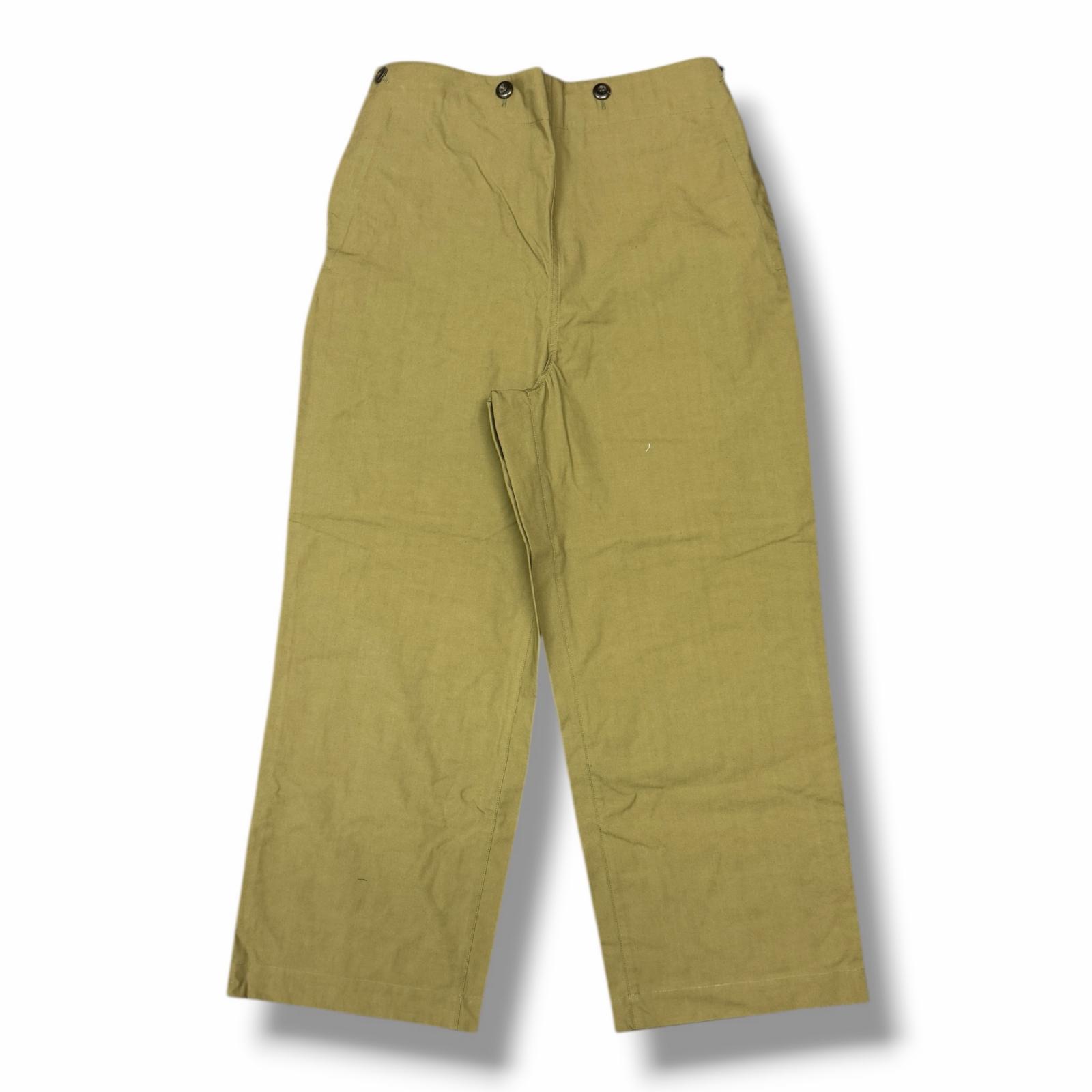 未使用 benine 9 ビナイン 25SS コットンナイロン イージートラウザーズ 状態SS チノパンツ BN0009-205 サイズS オリーブ メンズ （12192M）【中古】