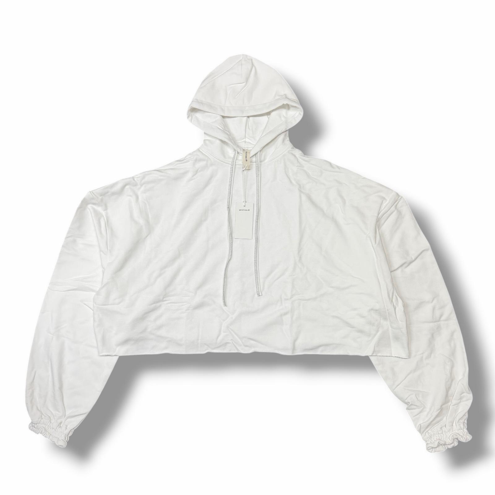 未当て嵌める SHINYAKOZUKA ・シンヤコヅカ 25SS ORDINARY SHORT GIANT HOODIE 物質の状態SS スウェットパーカー フーディー 2501SK117NP 大きさL 白いこと メンズ （12099M）【中古】