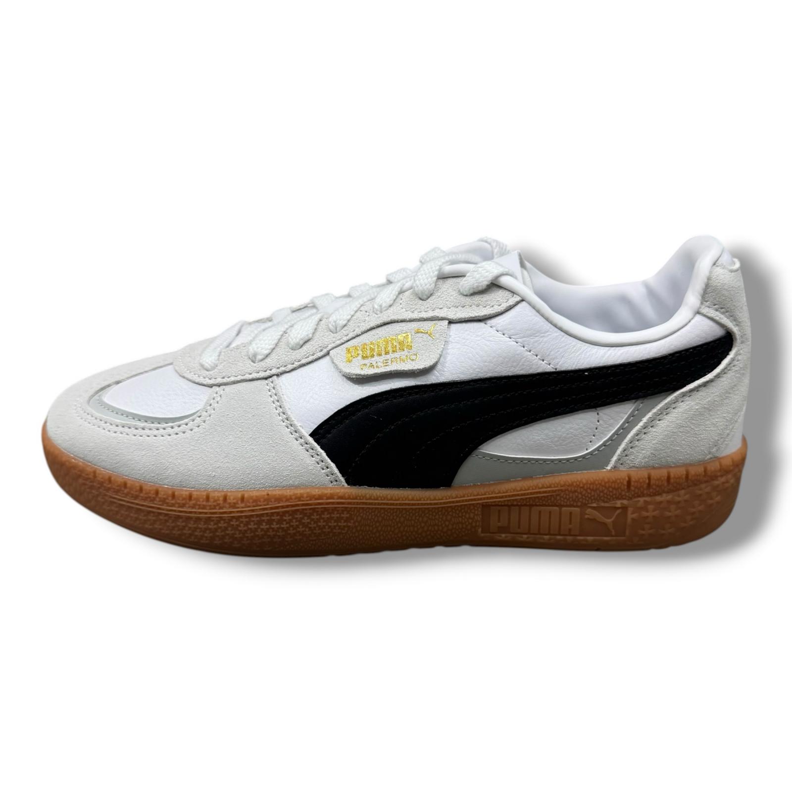 【楽天市場】未使用 PUMA・プーマ PALERMO MODA PUMA WHITE-PUMA BLACK 状態SS パレルモ スニーカー ...