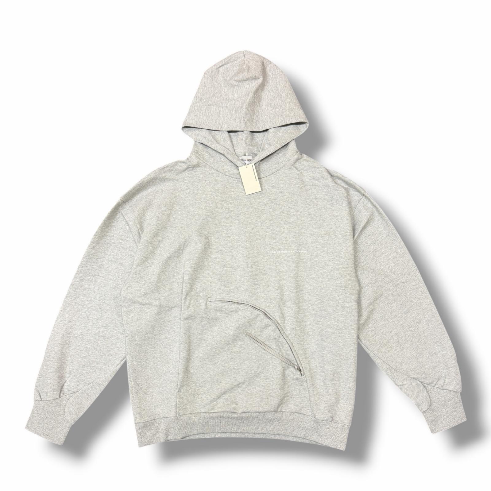 未使用 Post Archive Faction・ポストアーカイブファクション 8.0 HOODIE CENTER 状態SS スウェットパーカー フーディー 8.0 THC-G サイズM グレー メンズ （11377M）【中古】