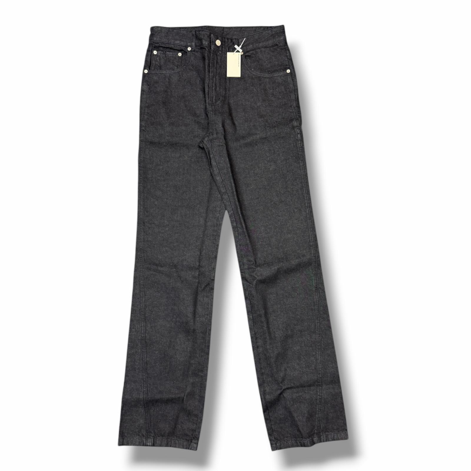 未当て嵌める Post Archive Faction・ポストアーカイブファクション 8.0 DENIM PANTS RIGHT 物質の状態SS ジーンズズボン下 デニム 8.0 BDPR-ID 大きさL 黒いこと メンズ （14640M）【中古】