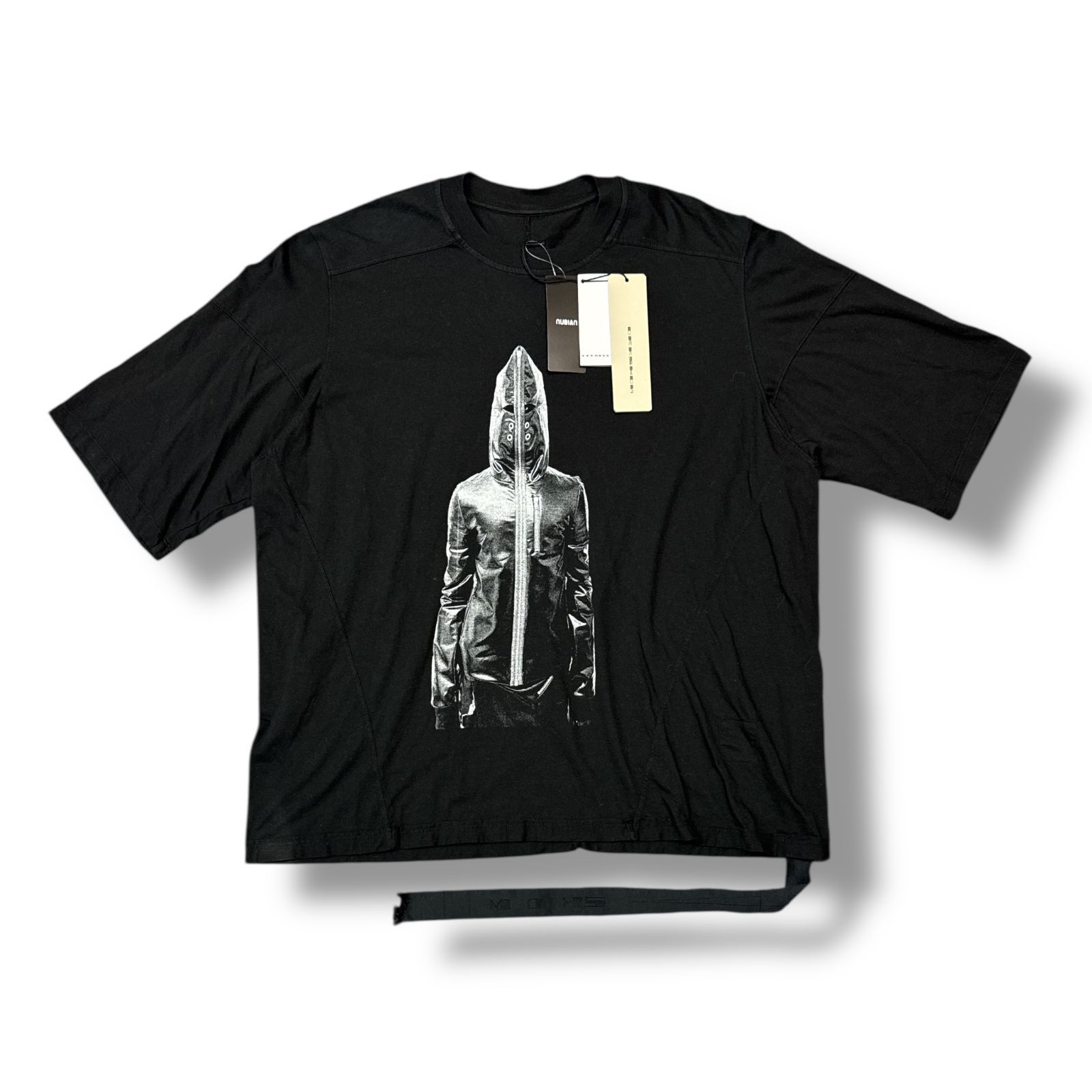 RICK OWENS DRKSHDW・リックオウエンス ダークシャドウ 23SS WALRUS T 状態S ウォルラスTシャツ 半袖カットソー DU01C6253-RNEP1 サイズO/S ブラック メンズ （96996A）【中古】
