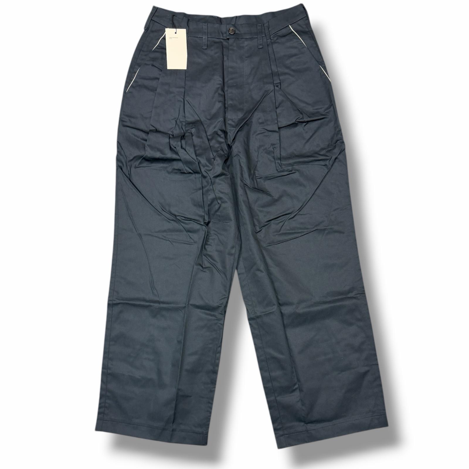 未使用 CAMIEL FORTGENS・カミエルフォートヘンス SUIT PANTS 状態SS スーツパンツ スラックス CF.19.06.05.01 サイズM ネイビー メンズ （11531M）【中古】