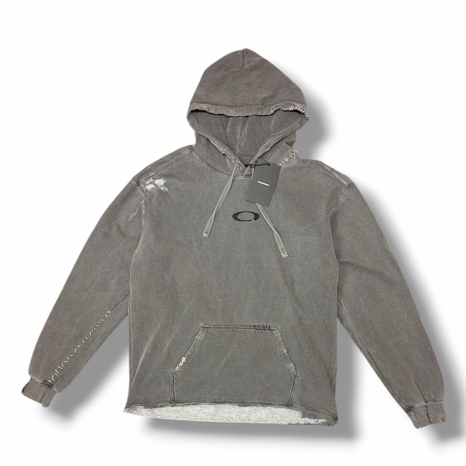 未使用 MINUS ・マイナス Inactive Hoodie With Repaired 状態SS インアクティブパーカー スウェットフーディー M-P1-TP5 サイズ1 ブラック メンズ （11663M）【中古】