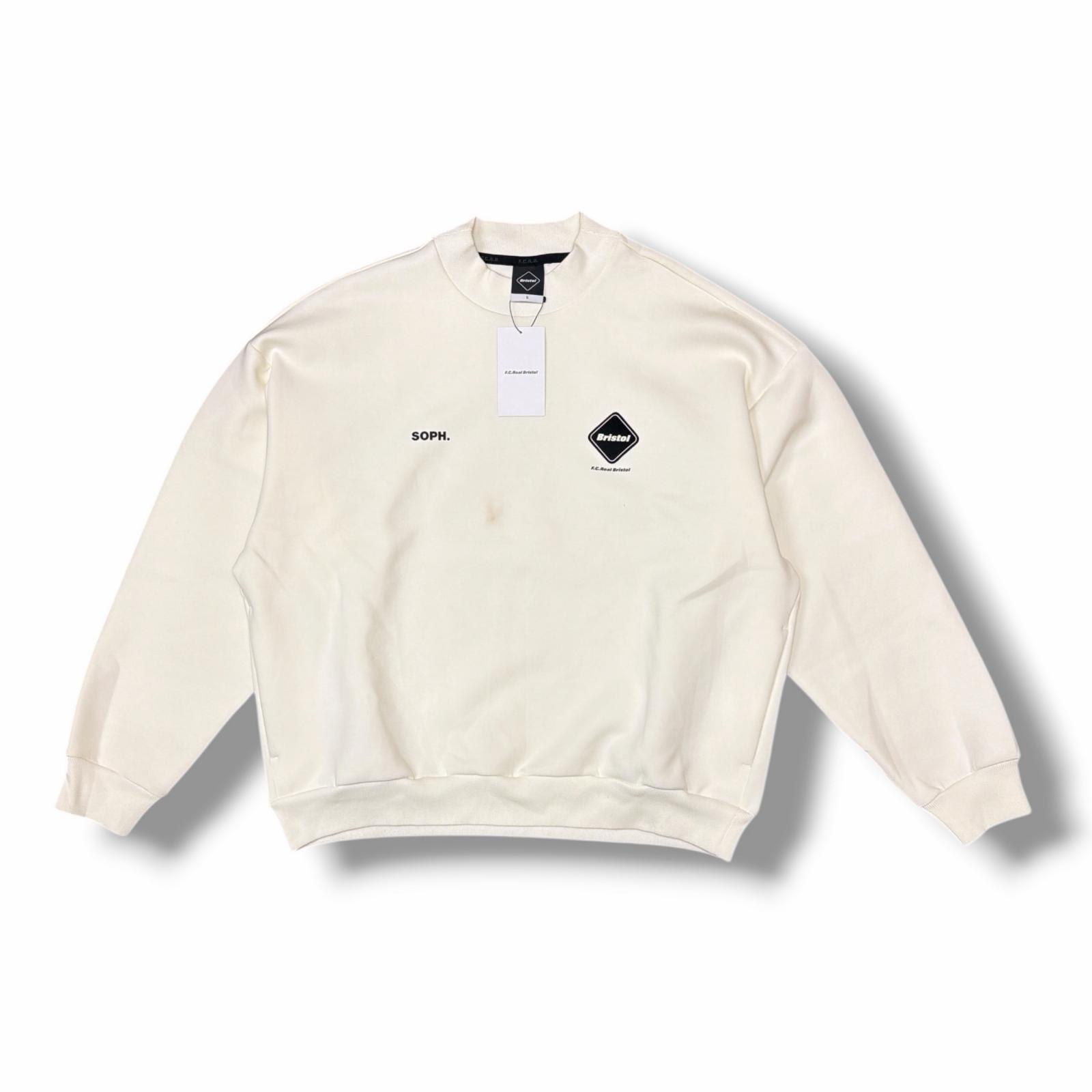 F.C.Real Bristol・エフシーレアルブリストル 24SS BAGGY TOP 物質の状態B バギートップ 流汗 調教師 FCRB-240040 大きさS 象牙色 メンズ （14073M）【中古】