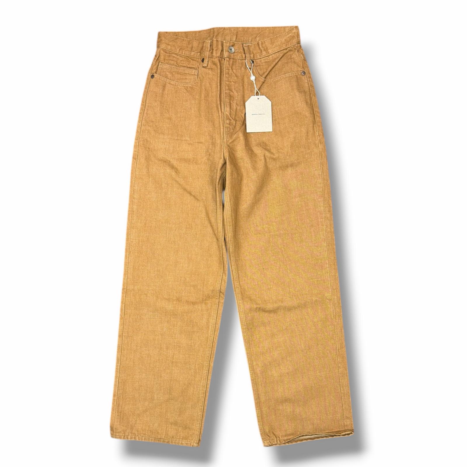 未使用 UNIVERSAL PRODUCTS・ユニバーサルプロダクツ 24AW 5P Buggie Denim Pants 状態SS バギーデニムパンツ ジーンズ 243-60510 サイズ1 ブラウン メンズ （11306M）【中古】
