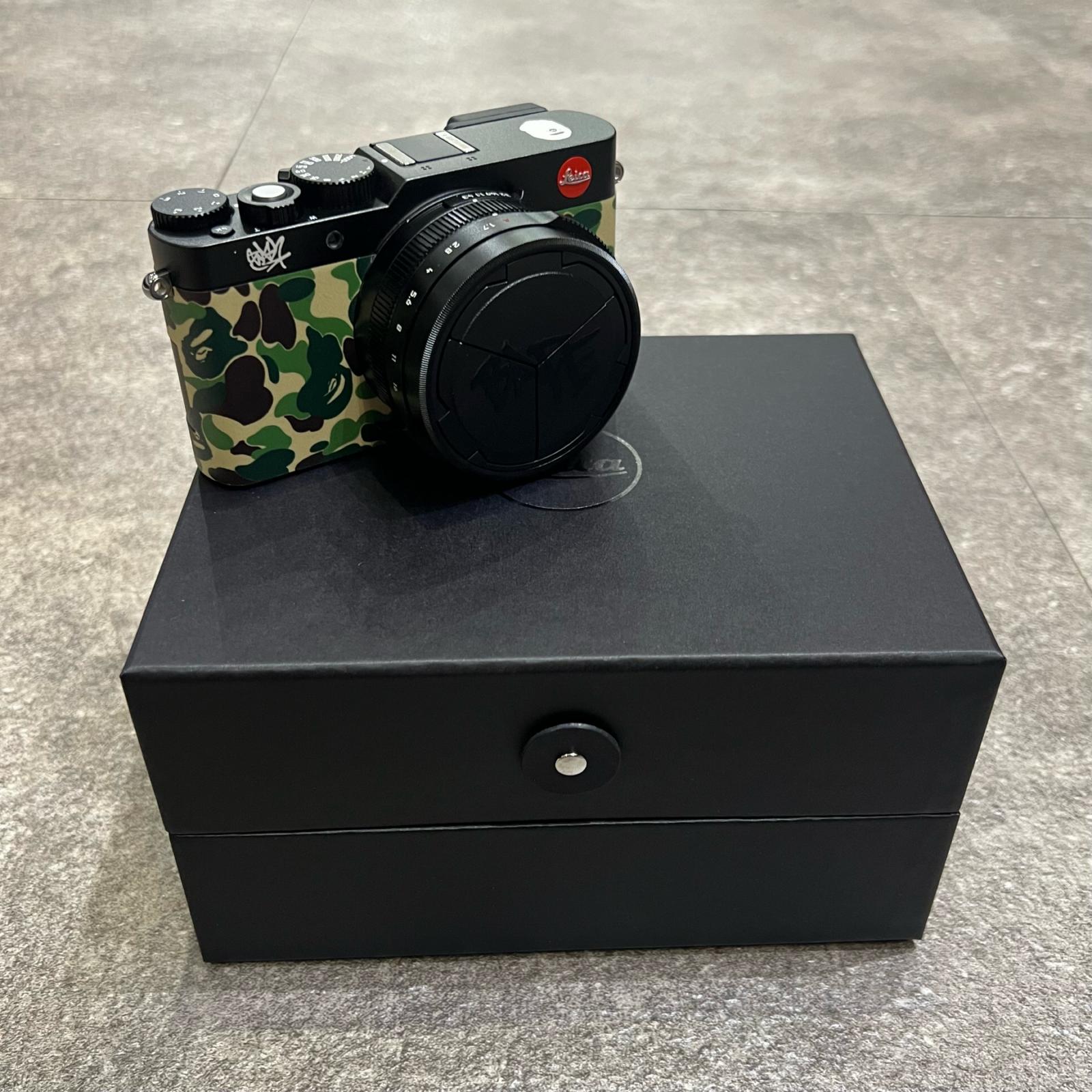 未当て嵌める A BATHING APE・アベイシングエイプ ×STASH×LEICA D-LUX 7 写真機 一眼二眼レフ 物質の状態SS デジタル写真機 大きさF 合鴨 ユニ一発やる （14162M）【中古】