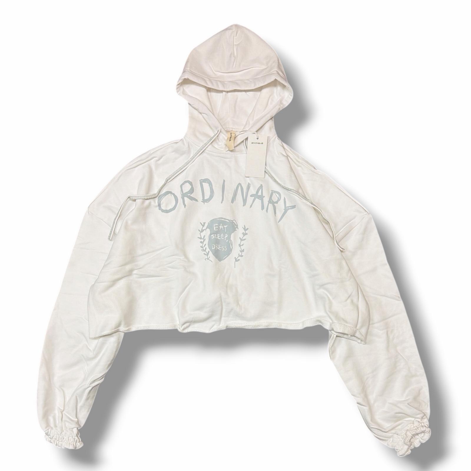 未使用 SHINYAKOZUKA ・シンヤコヅカ 25SS ORDINARY SHORT GIANT HOODIE 状態SS オーディナリーショートジャイアントフーディー スウェットパーカー 2501SK117 サイズL ホワイト メンズ （11475M）【中古】｜買取MOTTO　店