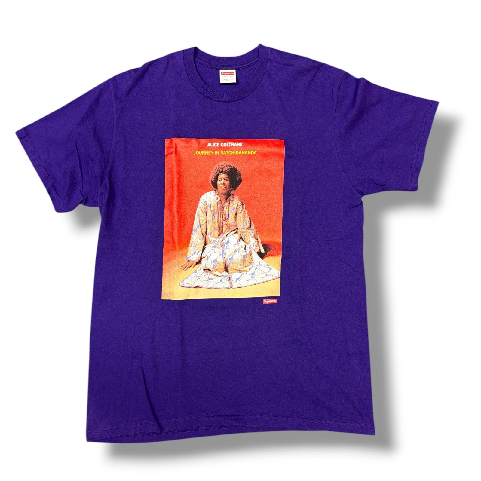 Supreme・シュプリーム 24SS Alice Coltrane Satchidananda Tee  物質の状態A アリスコルトレーン サッチダナンダティーシャツ 半袖カットソー 大いさL パープル メンズ （99950A）【中古】 メンズファッション-Tシャツ・カットソー-トップス