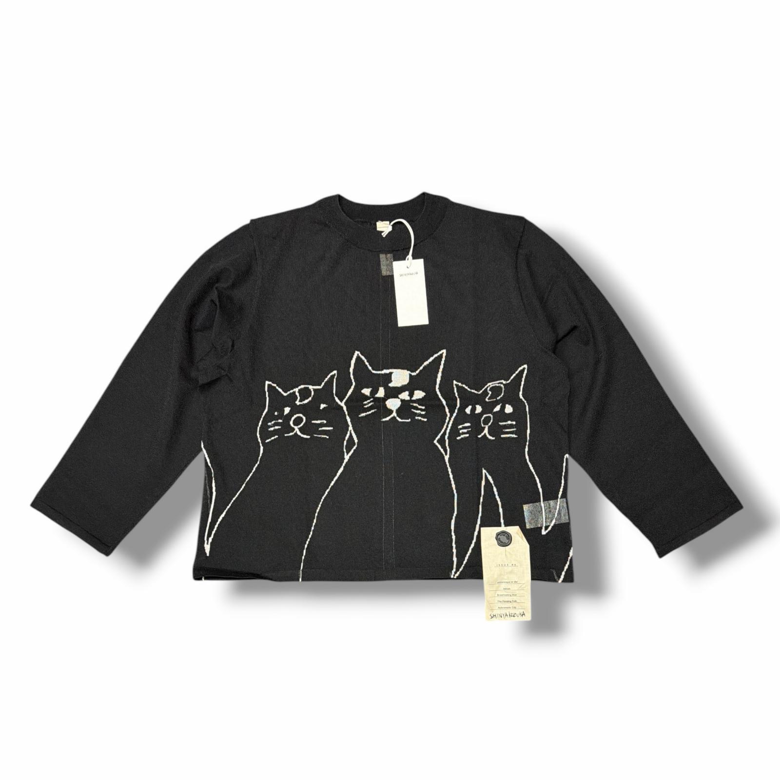 未使用 SHINYAKOZUKA ・シンヤコヅカ 25SS AN INITIAL JUMPER 状態SS アンイニシャルジャンパー ニット セーター 2501SK123 サイズS ブラック メンズ (12337M)【中古】|買取MOTTO 店