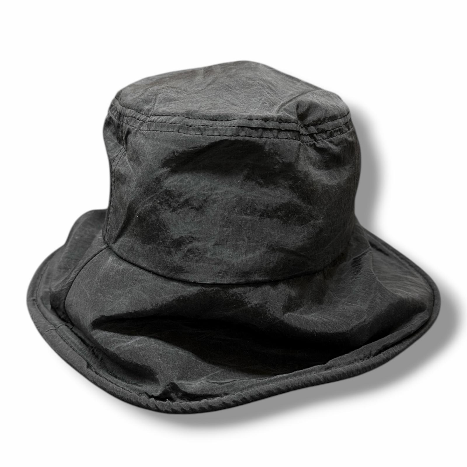 未当て嵌める THUG CLUB・サグクラブ SCARRED BIO ARMY BUCKET HAT 物質の状態SS 井戸釣瓶かぶり笠 鳥打ち帽 TC25AC0302 大いさos 黒いこと メンズ （11342M）【中古】 メンズ帽子-バッグ・小物・ブランド雑貨