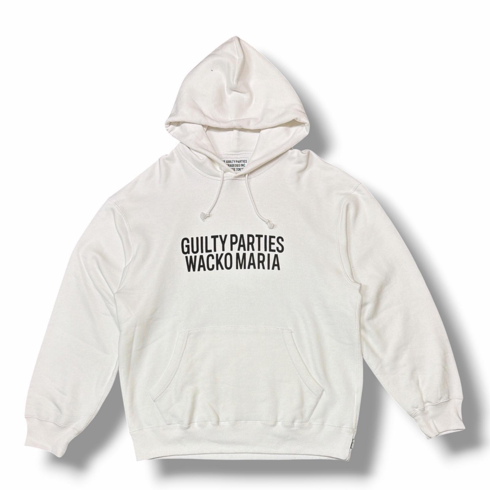 WACKO MARIA・ワコマリア HEAVY WEIGHT PULLOVER HOODED SWEAT SHIRT 状態A ヘビーウェイトスウェットパーカー フーディー サイズXL ホワイト メンズ (14667M)【中古】|買取MOTTO 店