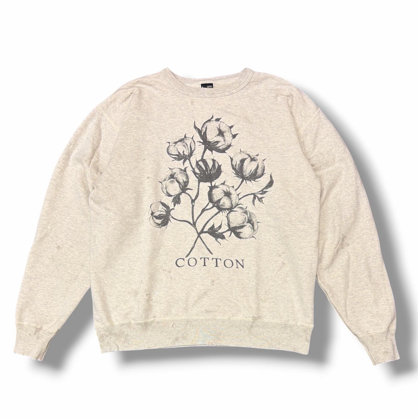 SAINT MICHAEL・仙マイケル 22SS SWEAT SHIRT / COTTON / GRAY 物質の状態A トレーナー 調教師  SM-S22-0000-067 大きさF 薄墨色 メンズ （14771M）【中古】