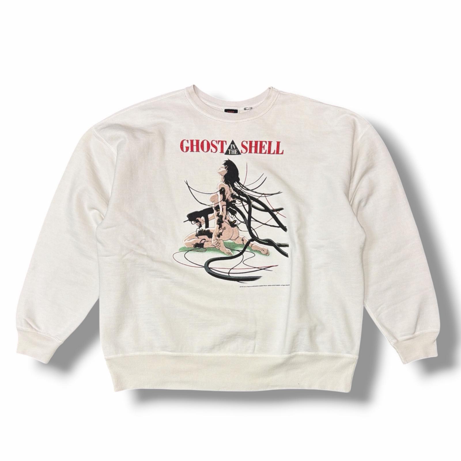 SAINT MICHAEL・仙マイケル 25SS 攻殻画策隊 GITS 草薙構成単位 汗水 物質の状態A 調教師  SM-HR8-0000-C10 大きさXL 白いこと メンズ （14865M）【中古】