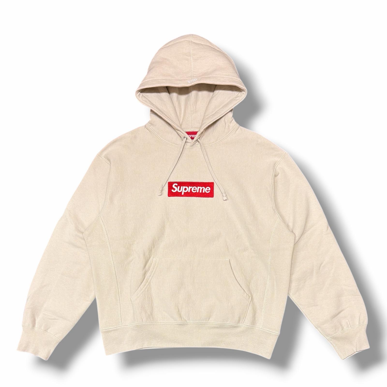Supreme・シュプリーム 24AW Box Logo Hooded Sweatshirt 物質の状態A ボックスロゴフーデッドスウェットシャツ ティーシャツパーカー 大きさS 象牙色 メンズ （15116M）【中古】