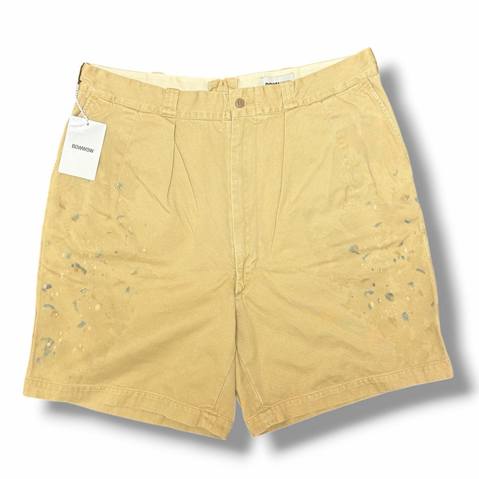 未当て嵌める BOWWOW・バウワウ US ARMY KHAKI SHORTS 物質の状態SS アーミーカーキショーツ ミリタリーハーフパンツ BW251-UAKS 大きさXXL カーキ メンズ （15026M）【中古】