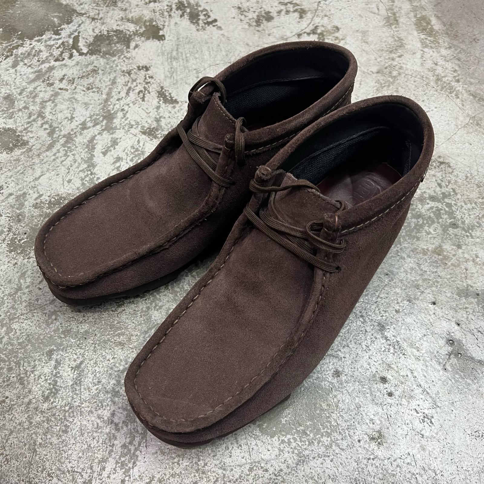 Clarks・クラークス ワラビーブーツ 状態A スエードスニーカー GORE-TEX 11826 26.5cm ブラウン メンズ （15508M）【中古】｜買取MOTTO　店