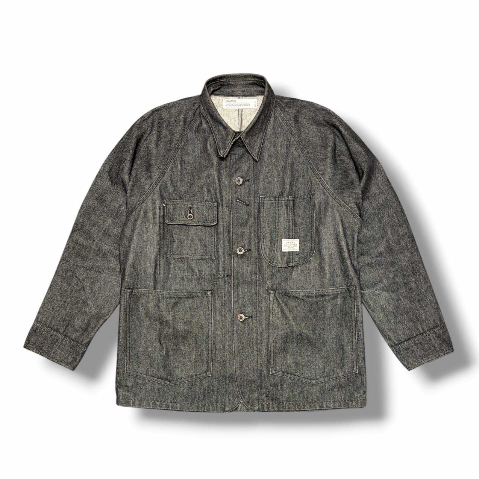 DAIRIKU・ダイリク 20SS WASH N'WEAR Cover All 状態A デニムカバーオール 20SS J-3 サイズM ブラック メンズ （15250M）【中古】｜買取MOTTO　店 15,444円