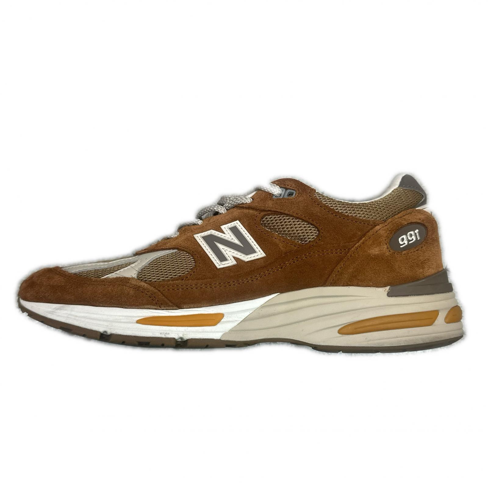 New Balance・ニュー平衡にする U991 GB2 物質の状態A ローカットスニーカー 先端技術シューズ U991GB2 27.5珊 赤銅色 メンズ （15703M）【中古】