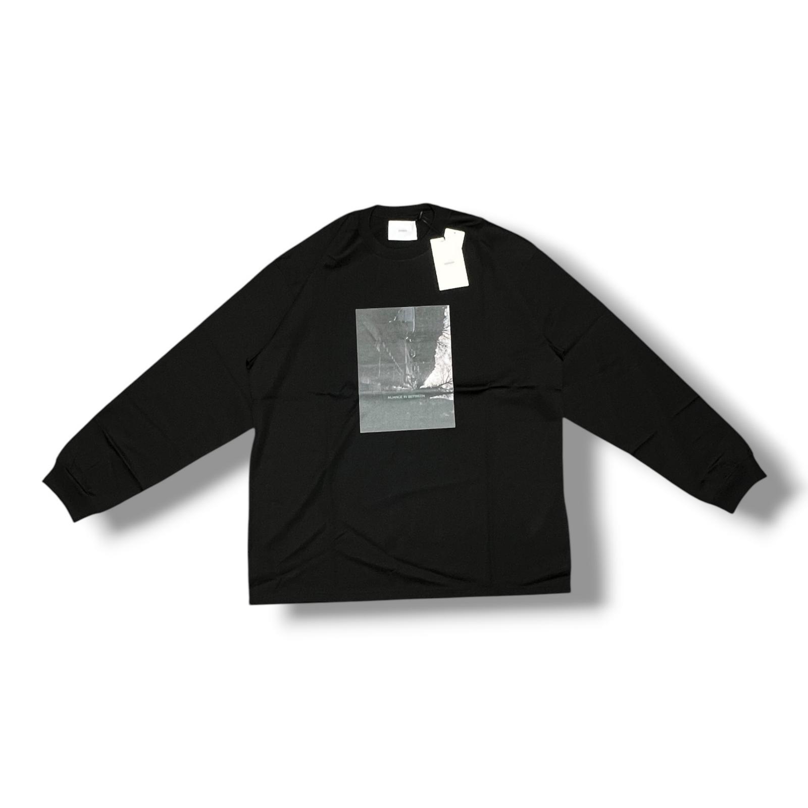 未当て嵌める stein(ssstein)・シュタイン OVERSIZED LONG SLEEVE TEE -NUANCE- 物質の状態SS 厚地の外套大きさ長袖プルオーバー カットソー 色ざし ST.1169 大きさL 黒いこと メンズ （5298M）【中古】