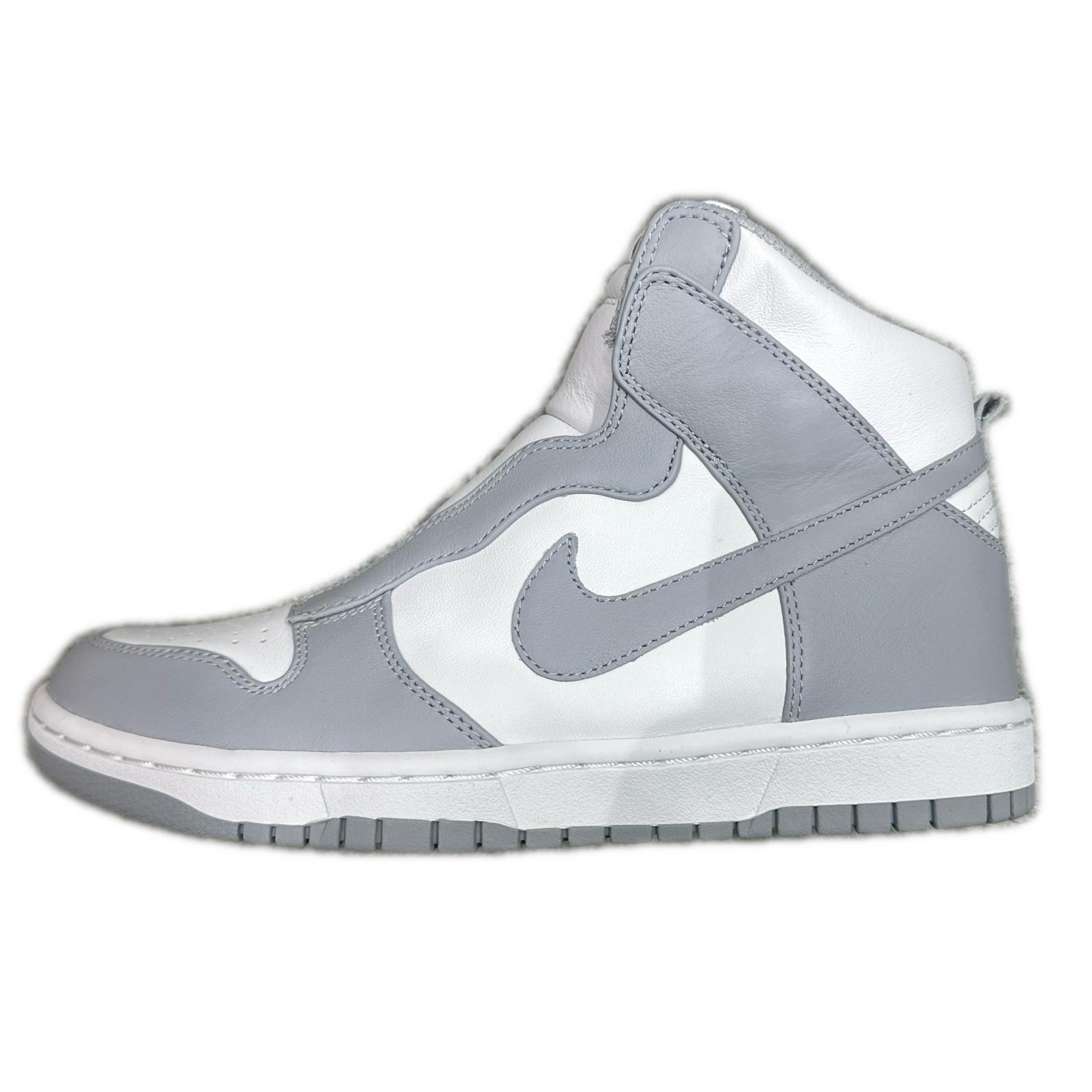 未当て嵌める NIKE・ナイキ  × sacai・サカイ Women\u0027s Dunk High Lux 物質の状態SS ダンク ご機嫌 ラックス スニーカー 776446-001 25.5珊 薄墨色 メンズ （15785M）【中古】
