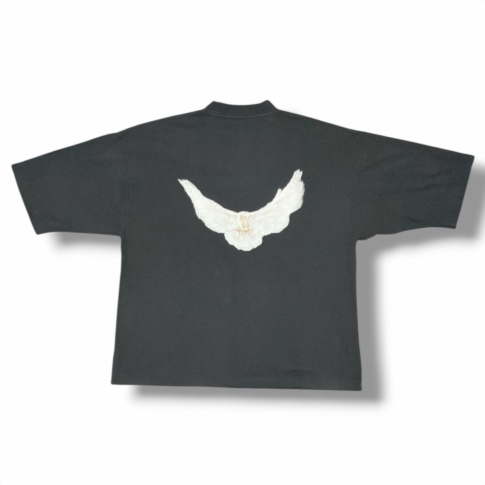 YEEZY GAP・イージーギャップ Dove no seam tee 物質の状態B ダヴ ノー シーム ティーシャツ 半袖カットソー 471286-02-1 大きさS 黒いこと メンズ （15882M）【中古】