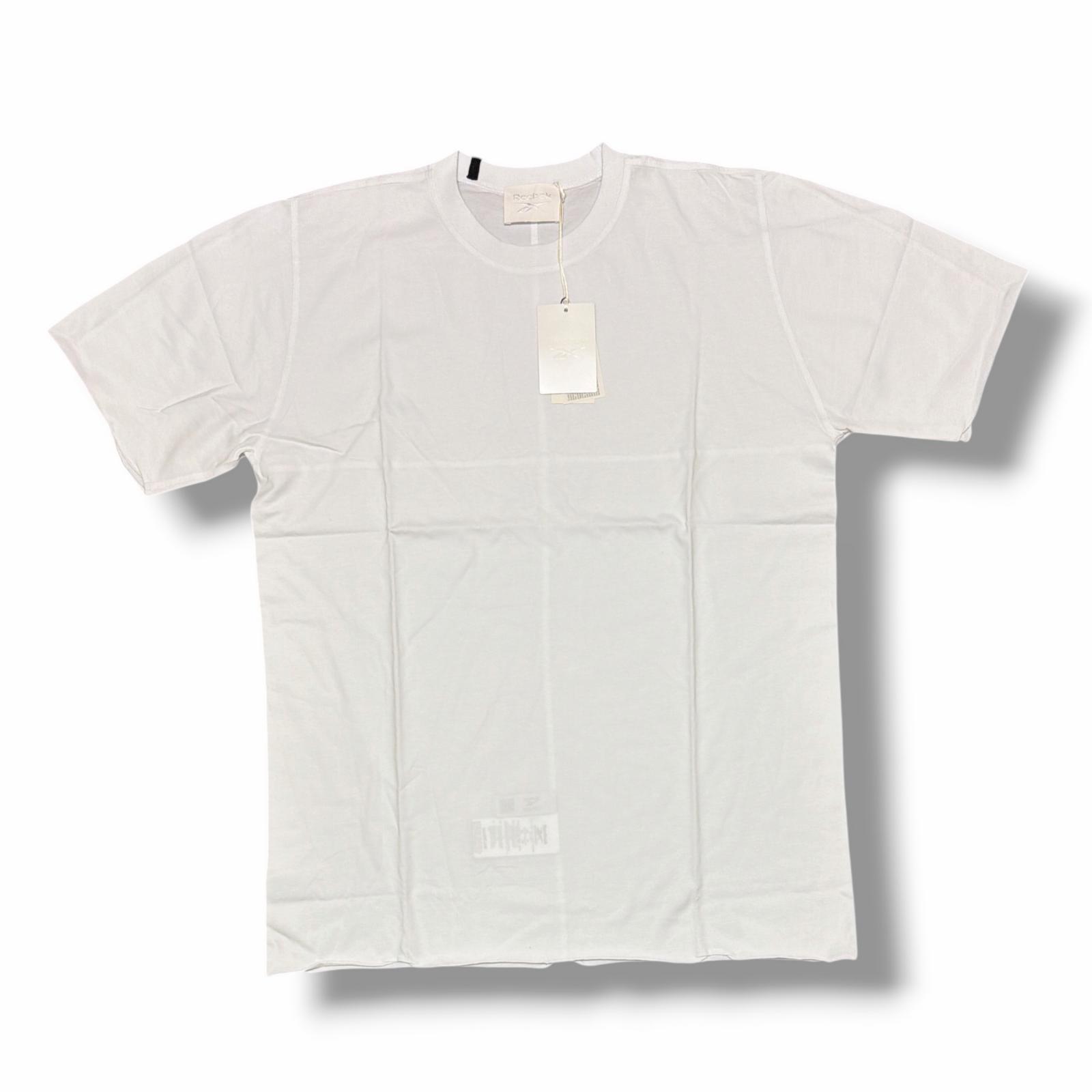 未当て嵌める Reebok・リーボック 25SS CONSTRUCTED TEE 物質の状態SS コンストラクテッドプルオーバー 半袖カットソー 大きさXL 白いこと メンズ （7603M）【中古】