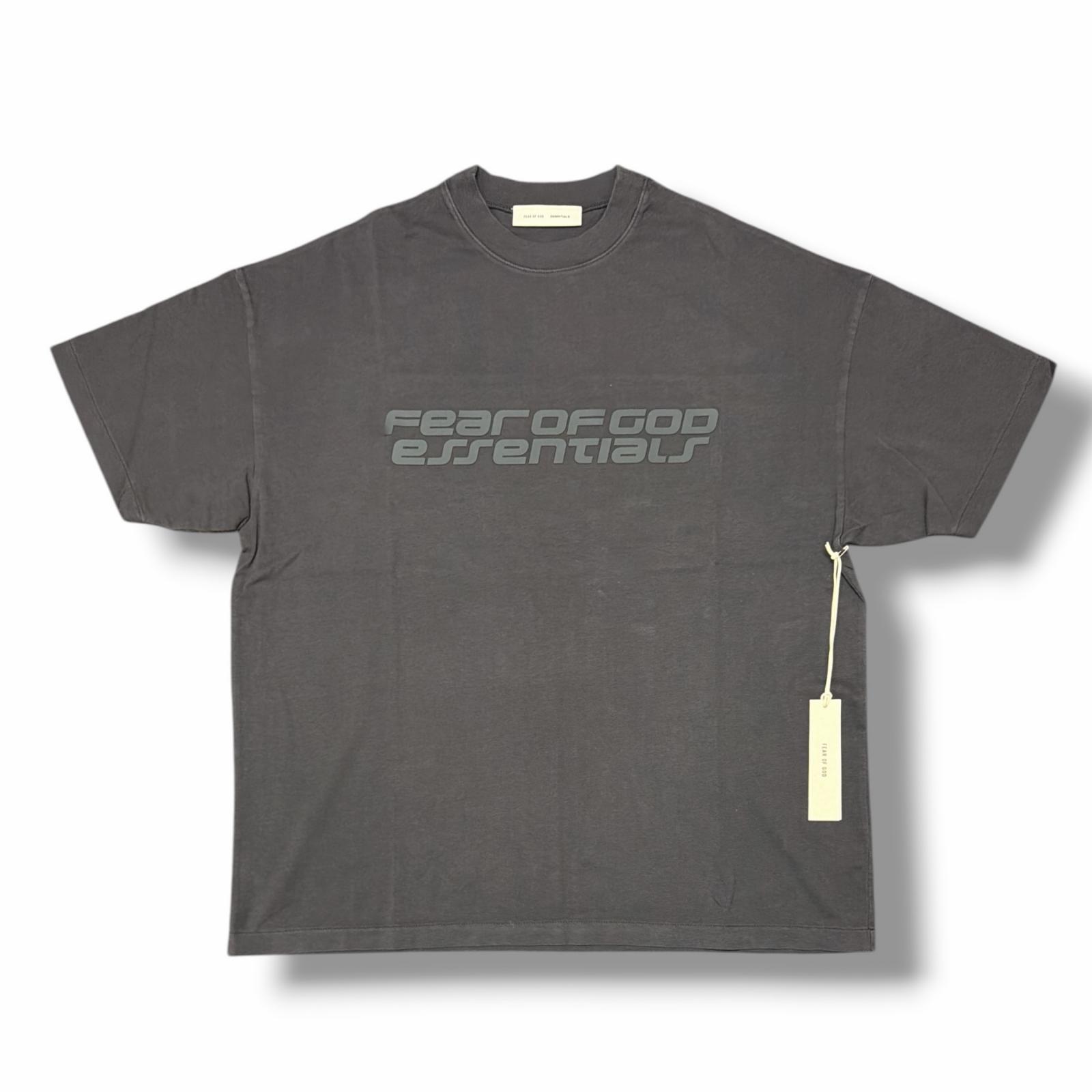 未当て嵌める  FEAR OF GOD ESSENTIALS・フィアオブゴッド エッセンシャルズ 26SS 90\u0027s Tee 物質の状態SS ナインティーズプルオーバー 半袖カットソー 125HO254471F 大きさM VINTAGE BLACK メンズ （16209M）【中古】