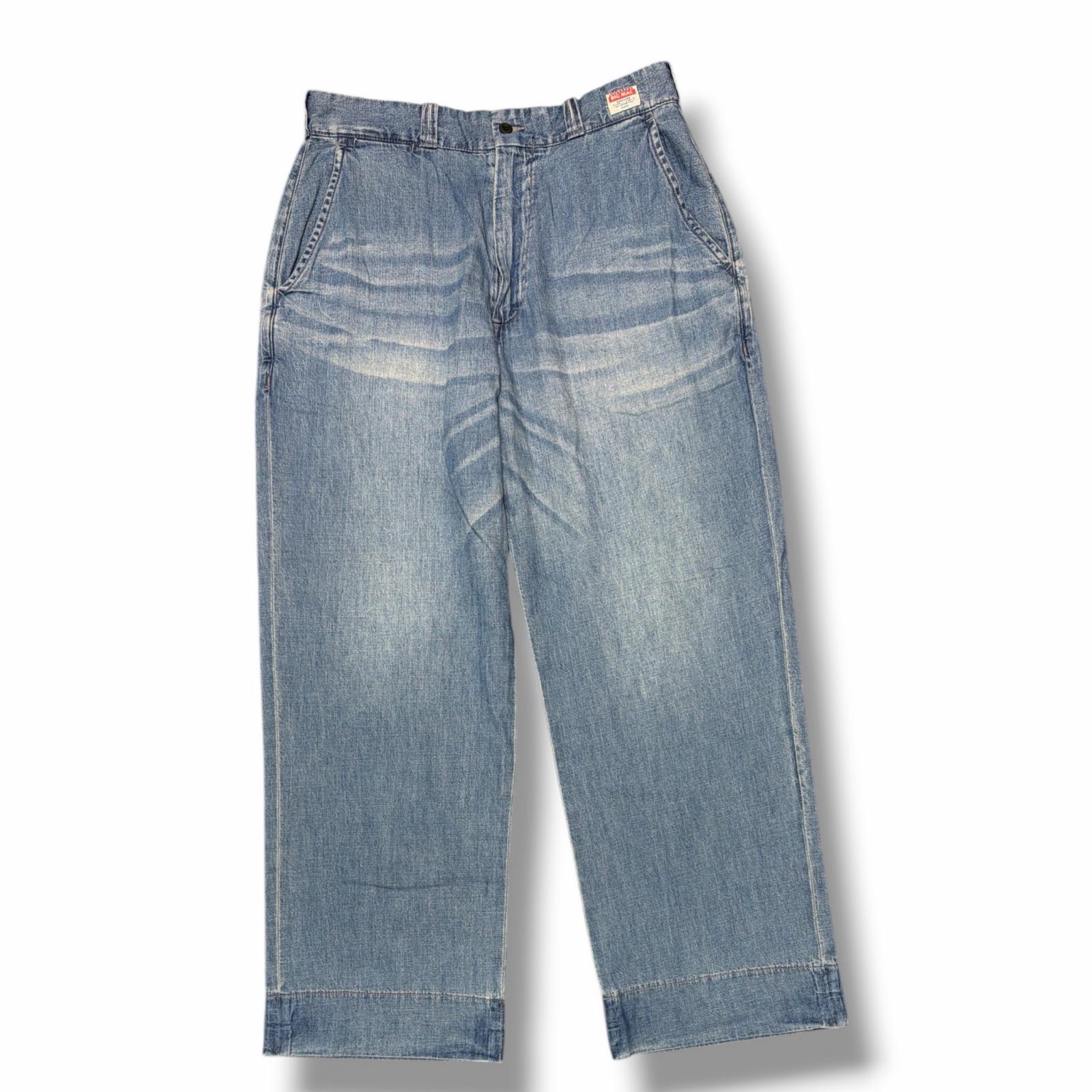 未当てはめる N.HOOLYWOOD・エヌハリウッド  × BIG MAC ビッグマック DENIM PANTS  物質の状態SS ジーンズズボン下 デニム 2251-PT40 大いさ42 インディゴ メンズ （16226M）【中古】