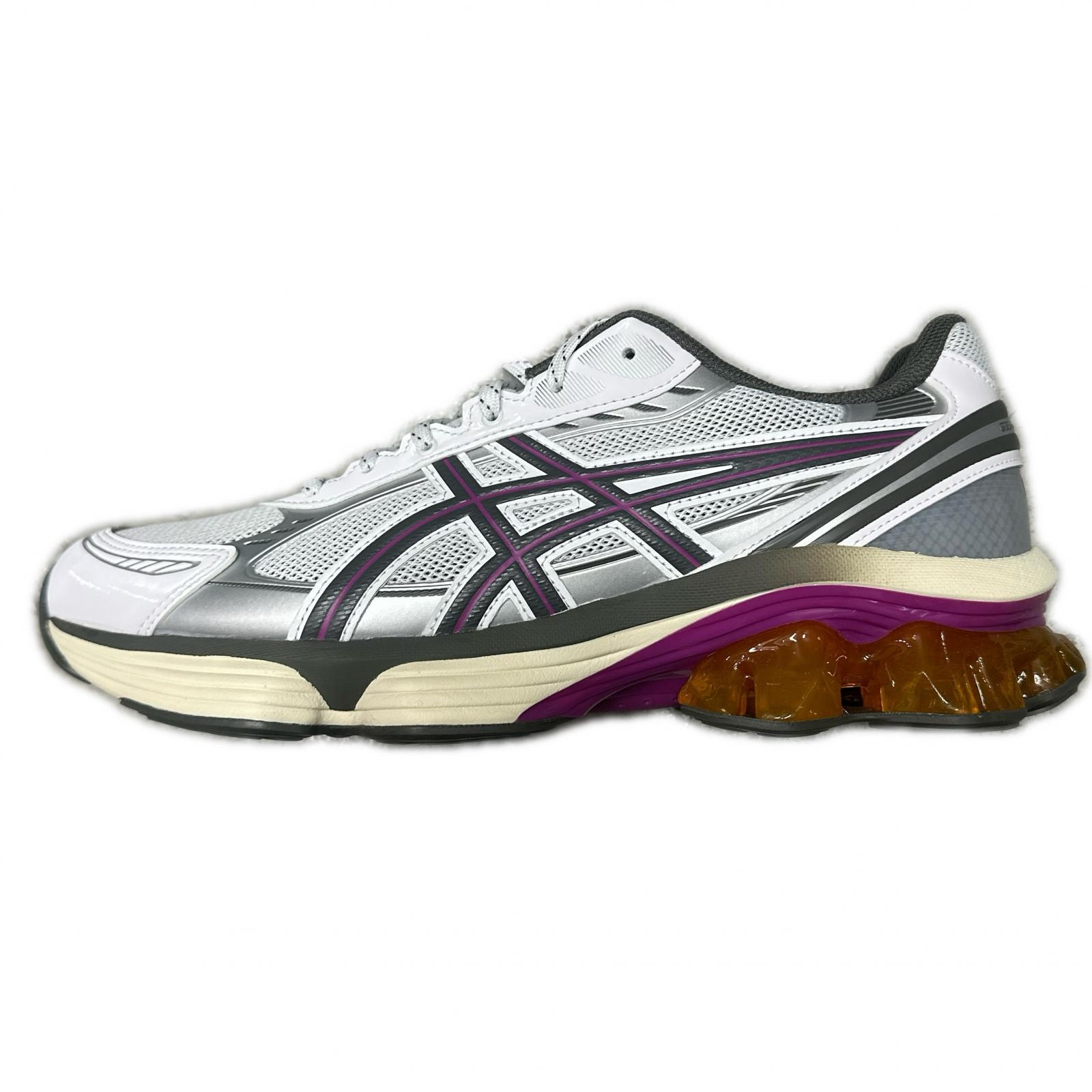 未当てはめる asics・アシックス GEL-KINETIC FLUENT 物質の状態SS ゲルキネティックスニーカー 1203A591-100 28.5糎 白いこと メンズ （17237M）【中古】