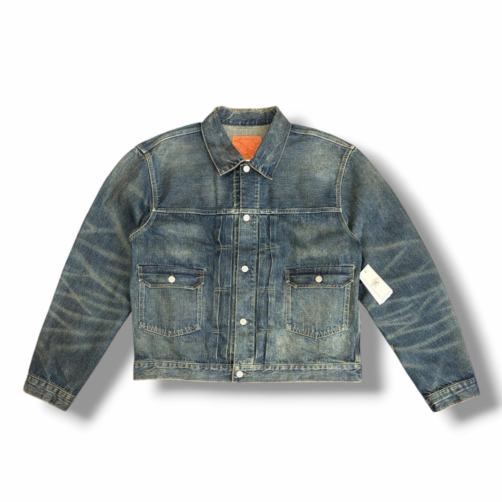 未当て嵌める RRL・ダブルアールエル 26SS UNLINED-TRUCKER JACKET 物質の状態SS トラッカージャケット ジーンズ上衣 MNRROTW16020151 大きさXL インディゴ メンズ （16332M）【中古】