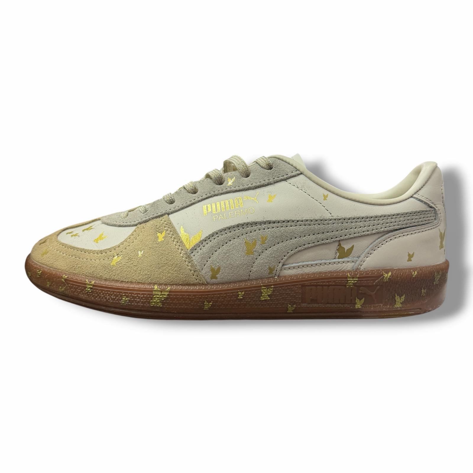 PUMA・ピューマ  × MASU・エムエーエスユー PALERMO MASU 物質の状態A パレルモ スニーカー 405928-01 27.5糎 白いこと メンズ （18368M）【中古】