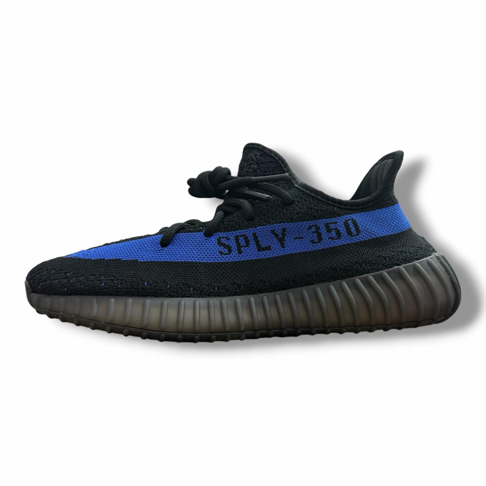 未当て嵌める adidas・アディダス YEEZY Boost 350V2 \"\""Dazzling Blue\""\"" 物質の状態SS たわい無い ブースト350V2 ダズリングブルー GY7164 27糎 黒いこと メンズ （18455M）【中古】"