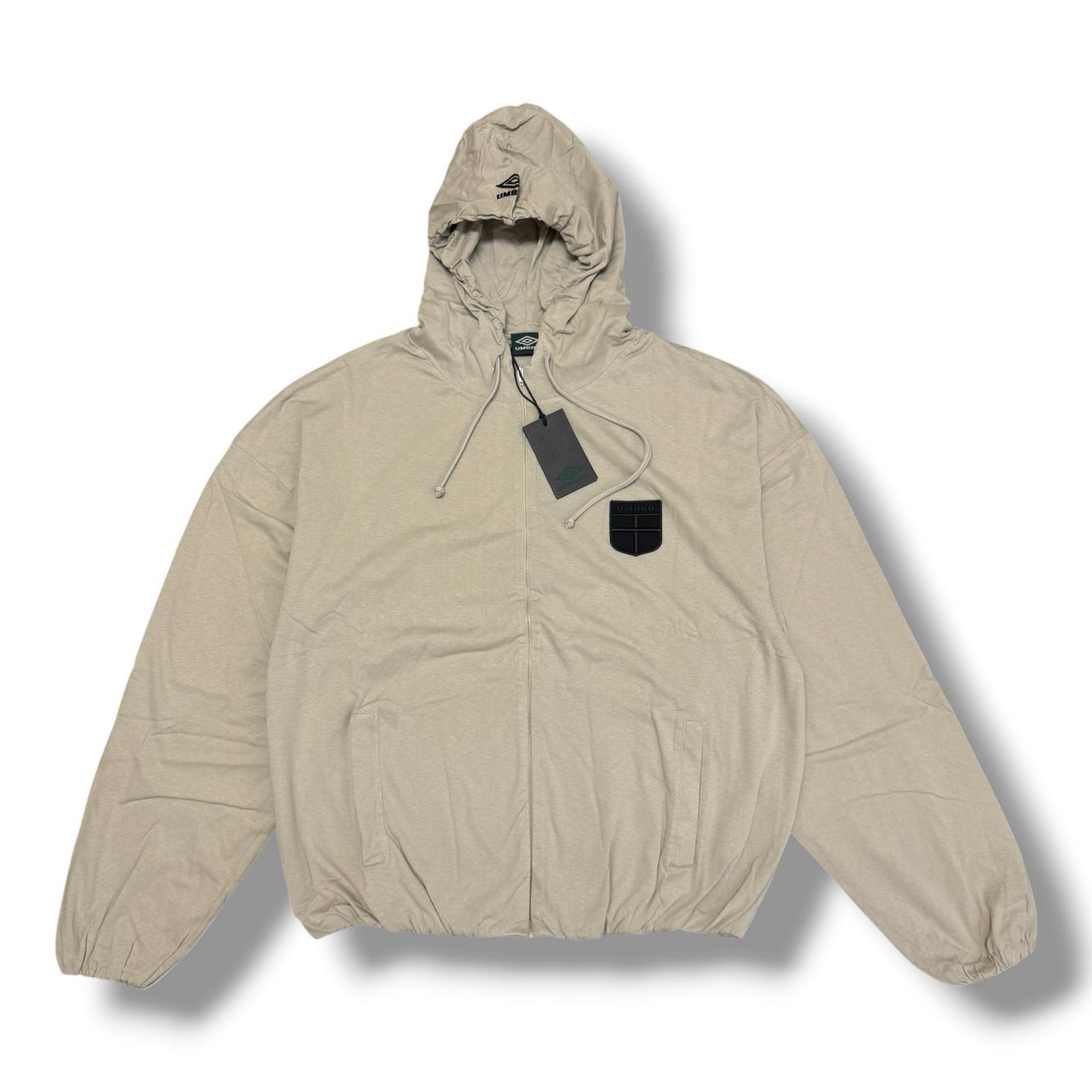 未使用 UMBRO・アンブロ × Slam Jam スラムジャム 25SS Crest Jersey Hoodie 状態SS クレストジャージフーディー スウェットパーカー コラボ UBMW0245JY61 サイズXL トープ メンズ (16890M)【中古】|買取MOTTO 店