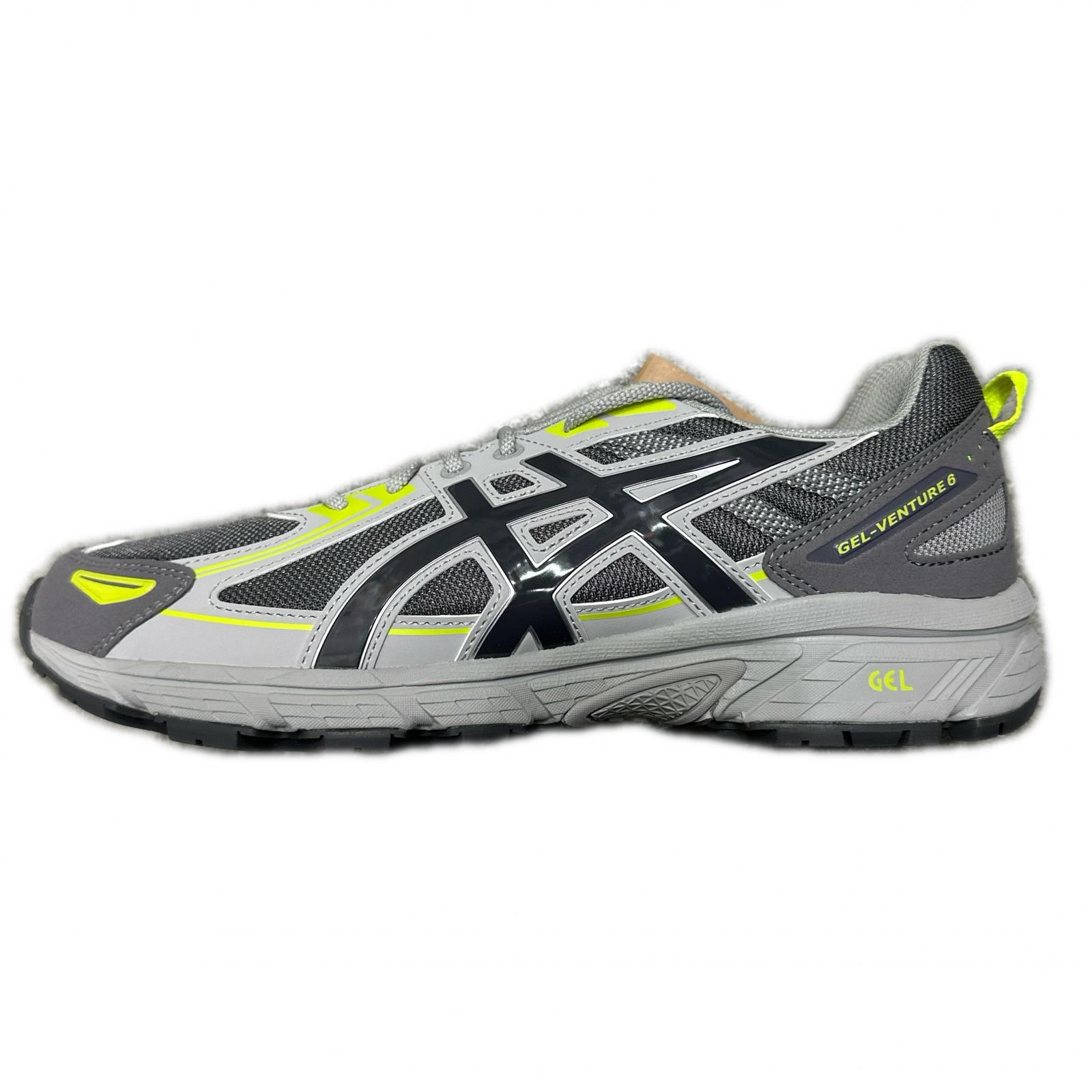 未当てはめる asics・アシックス GEL-VENTURE 6 CARBON 物質の状態SS 先だつもの思わく6 スニーカー 1203A438-026 27.5珊 薄墨色 メンズ （17341M）【中古】