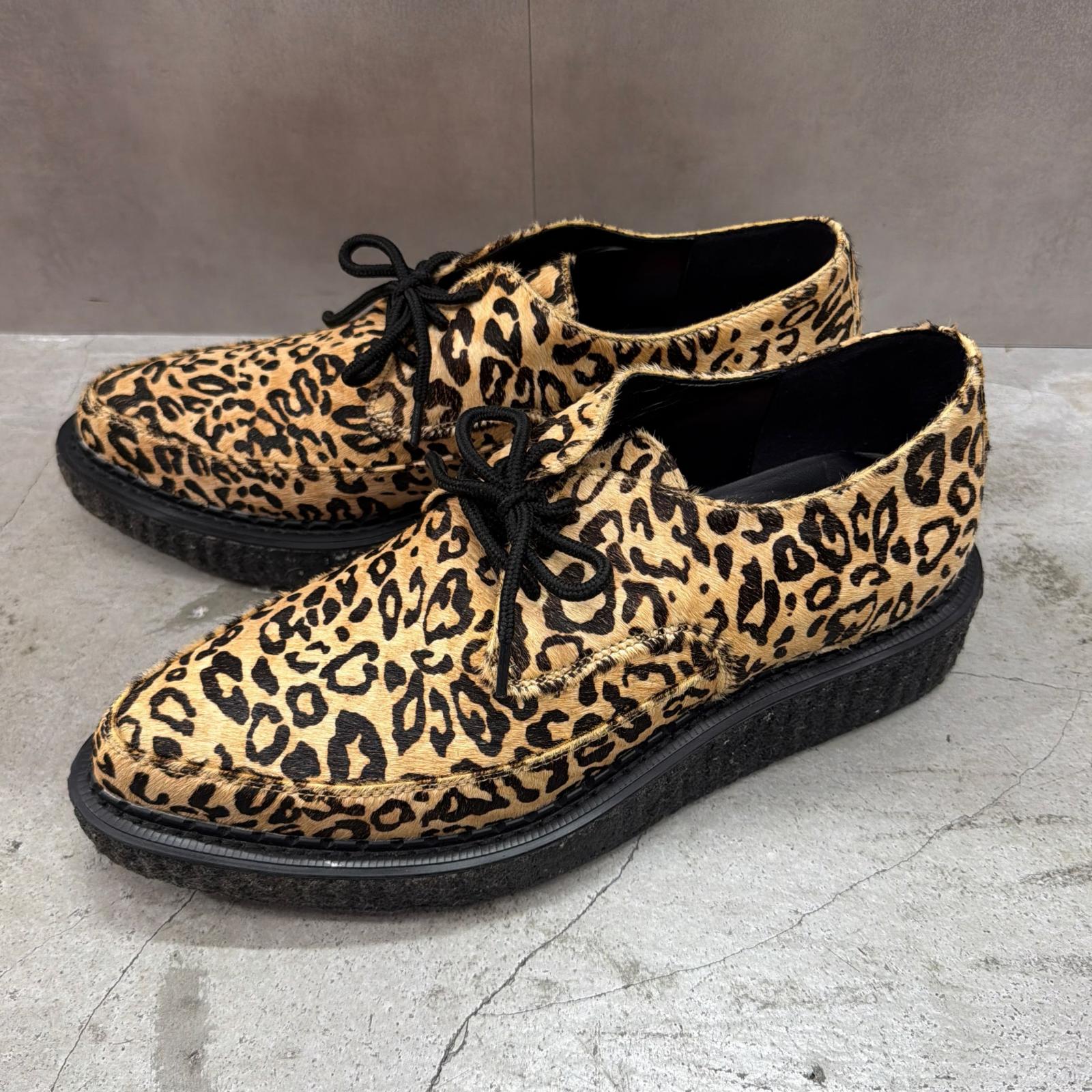 CREAM SODA・クリームソーダ レオパード ラバー シューズ ブーツ 状態S ブーツ 28cm ブラウン メンズ （18898M）【中古】｜買取MOTTO　店
