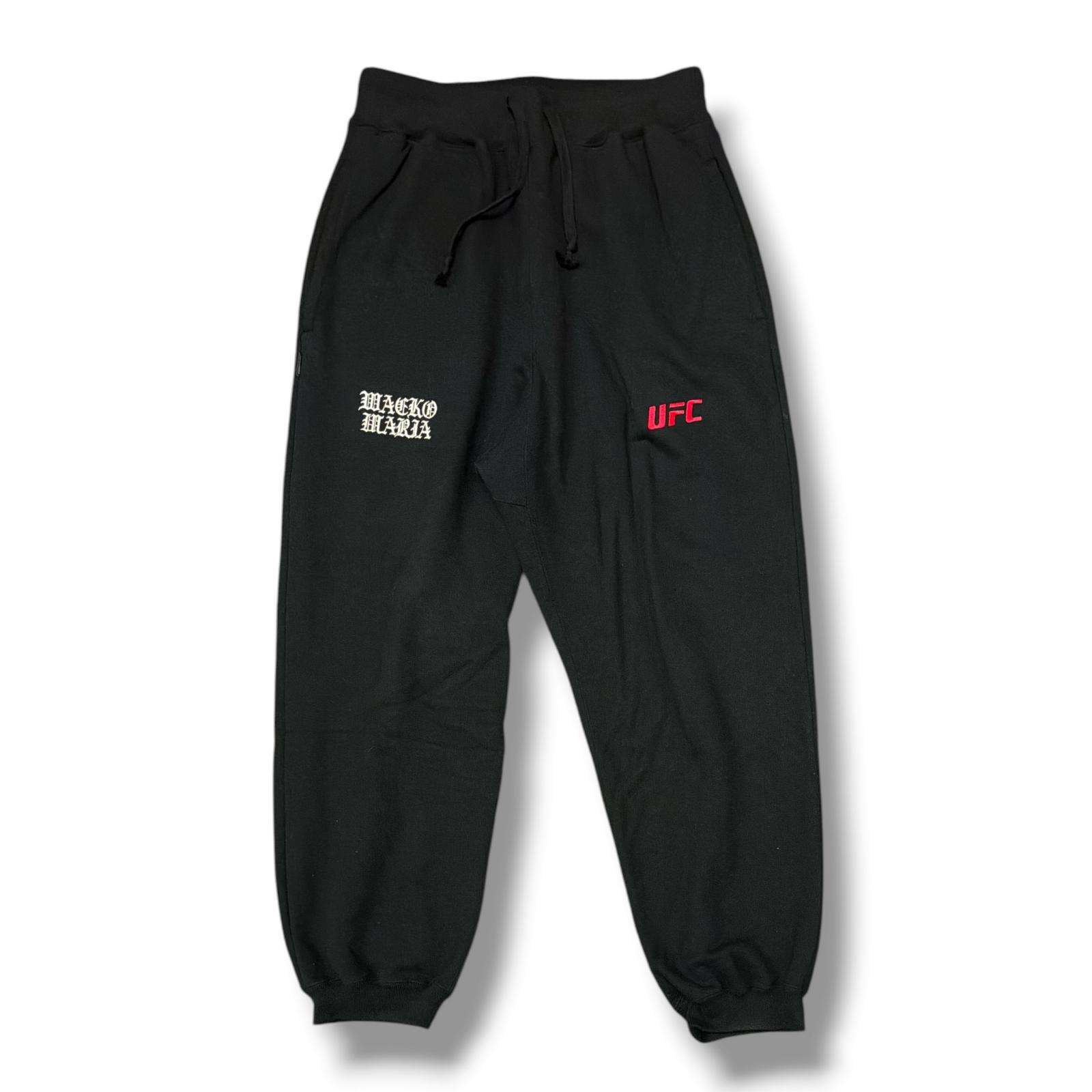 WACKO MARIA・ワコマリア 26SS UFC HEAVY WEIGHT SWEAT PANTS 状態A UFCスウェットパンツ イージーパンツ サイズL ブラック メンズ (18755M)【中古】|買取MOTTO 店