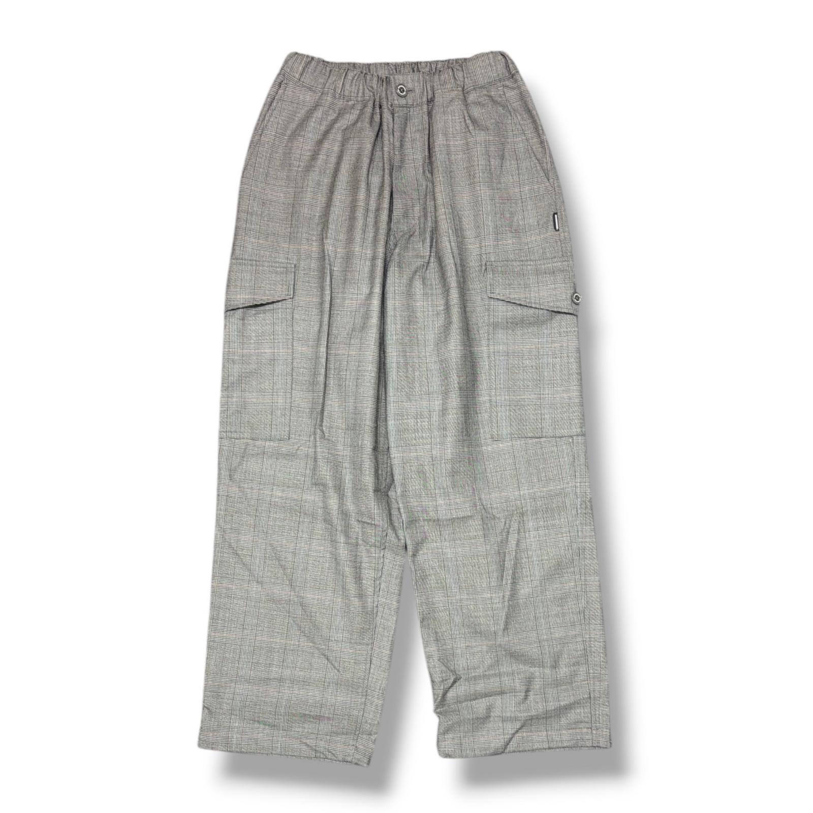 NEIGHBORHOOD・ネイバーフッド 26SS PATTERNED WIDE CARGO PANTS 状態A チェックパターンワイドカーゴパンツ スラックス 261ZANH-PTM13 サイズS グレー メンズ (19178M)【中古】|買取MOTTO 店